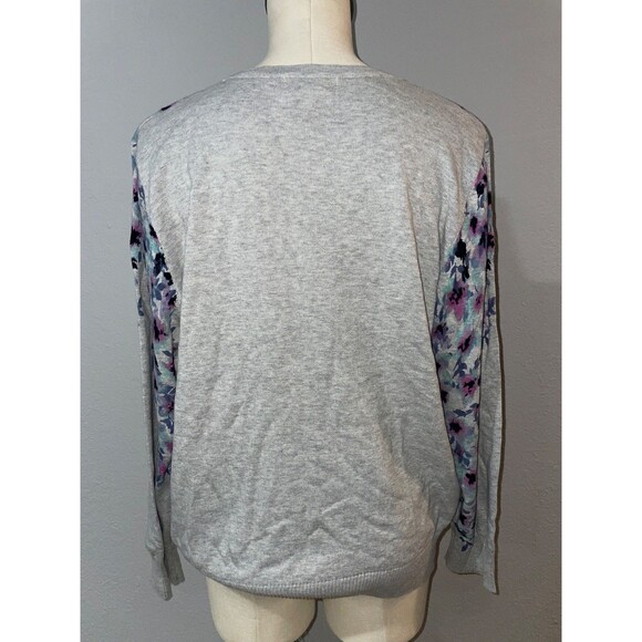 Serengeti Women’s size XL Cotton Floral Sweater Crew Neck Romantic Lightweight - Picture 5 of 7